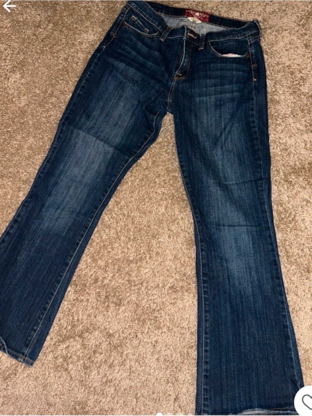 Lucky Brand Classic Dark Blue Ankle Jeans